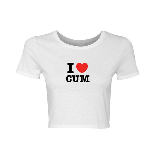 I LOVE CUM - Crop Top