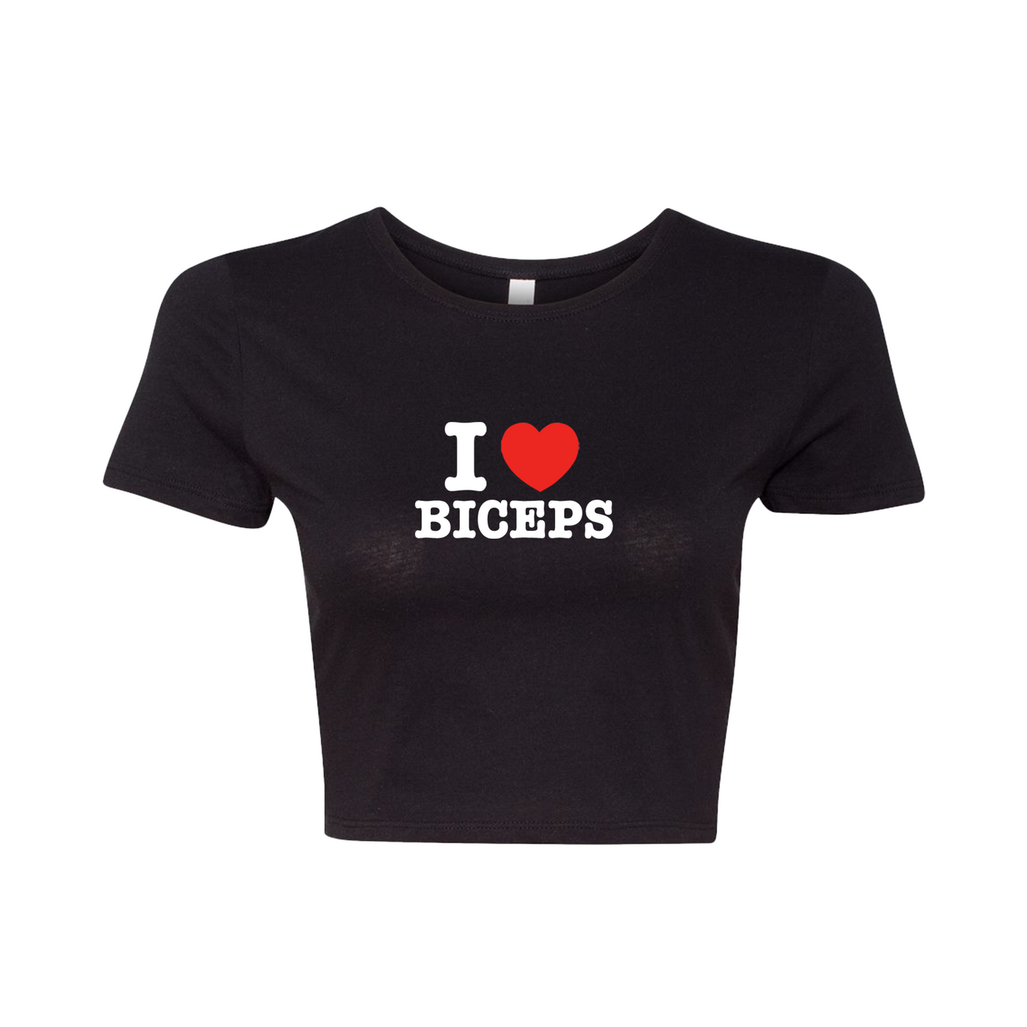 I LOVE BICEPS - Crop Top